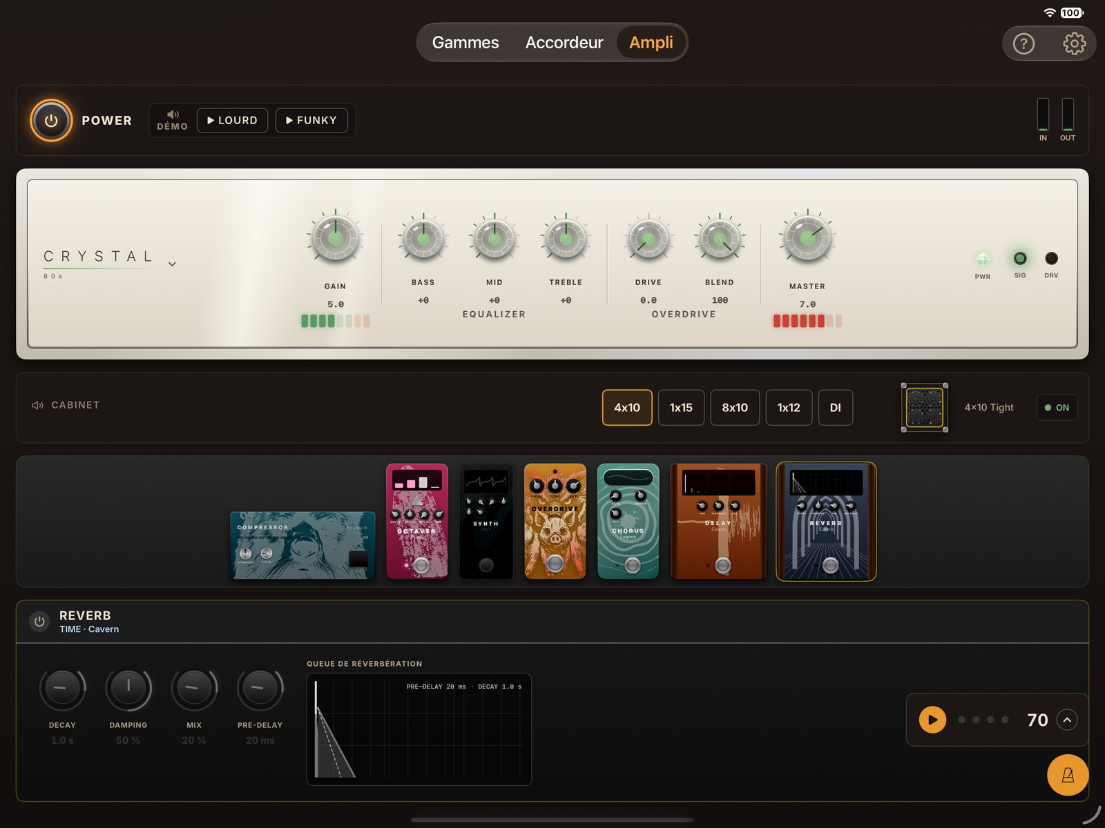 L'ampli Crystal dans UnitBasse