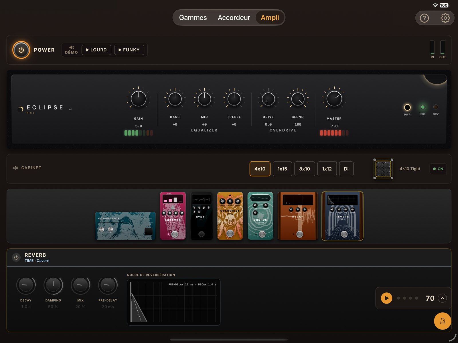 L'ampli Eclipse dans UnitBasse