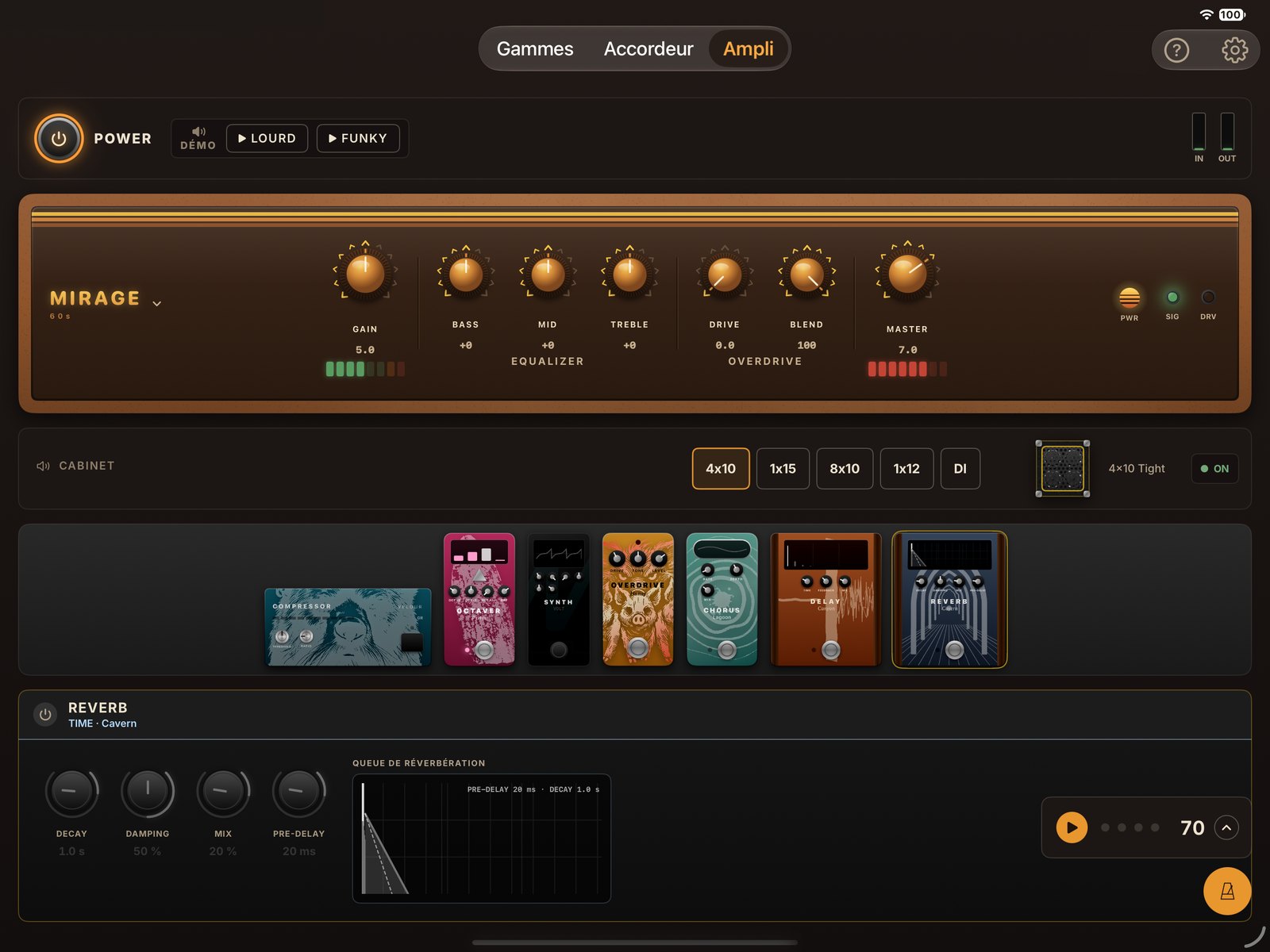 L'ampli Mirage dans UnitBasse
